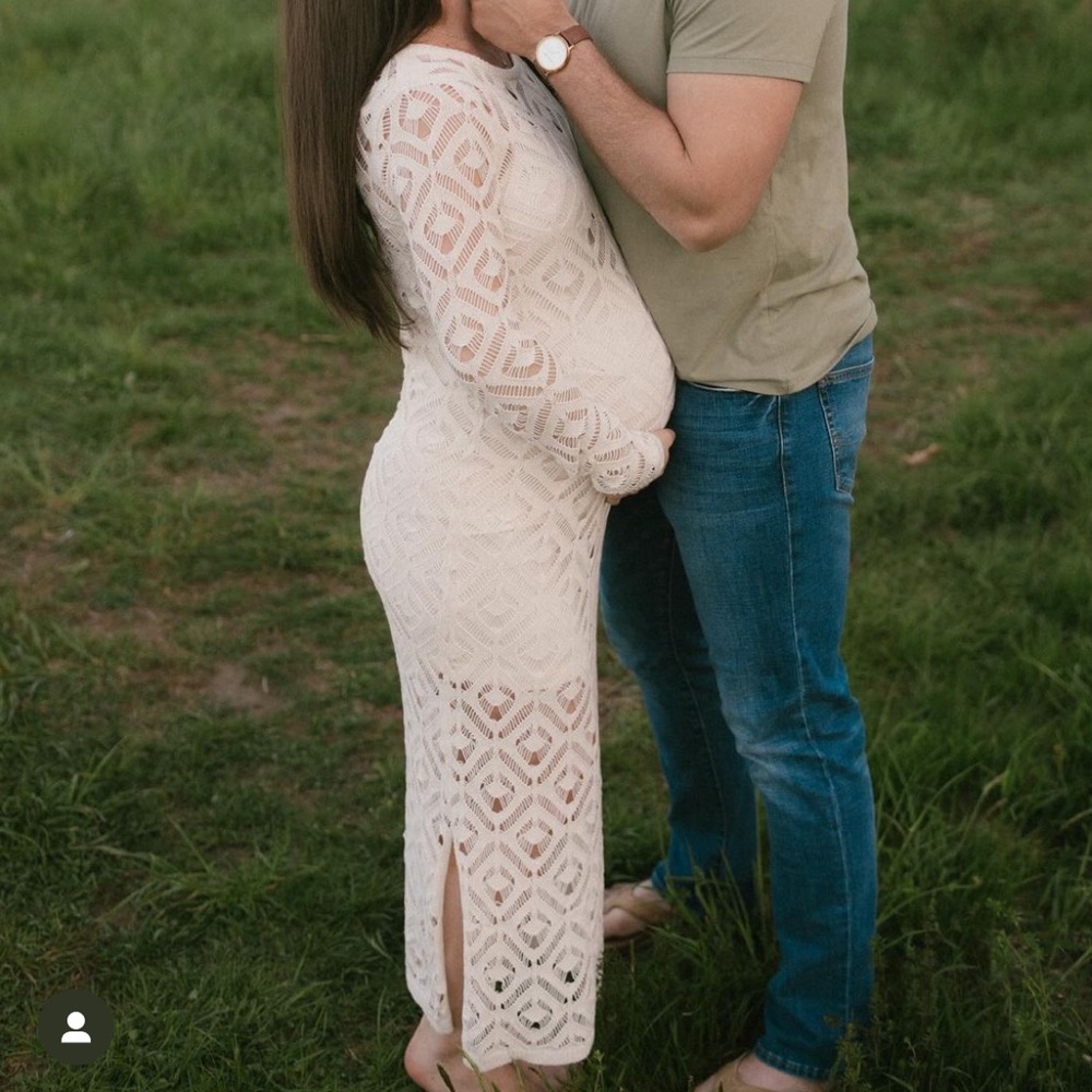 Cream Lace Dress